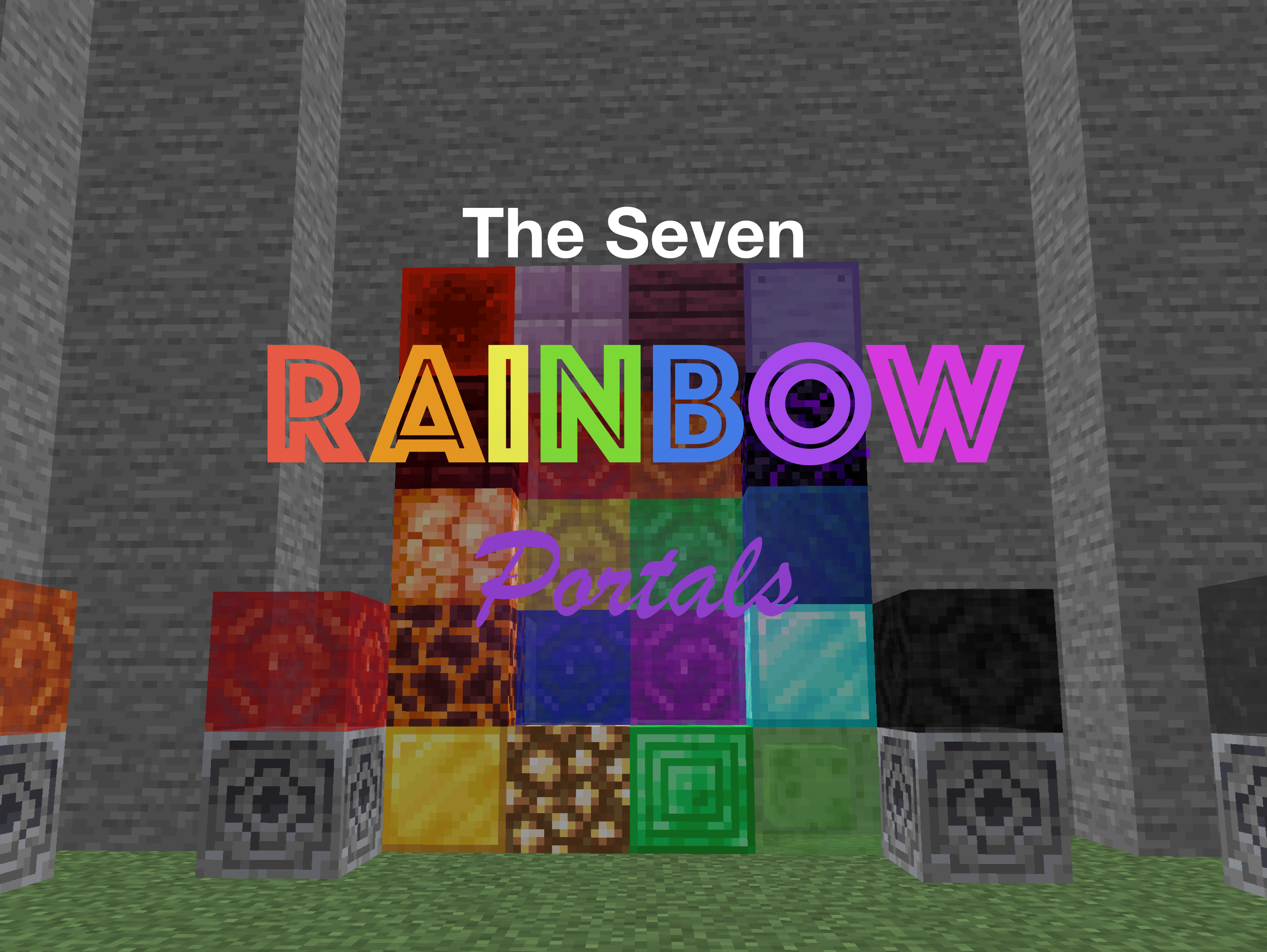 Скачать The Seven Rainbow Portals для Minecraft 1.16.2